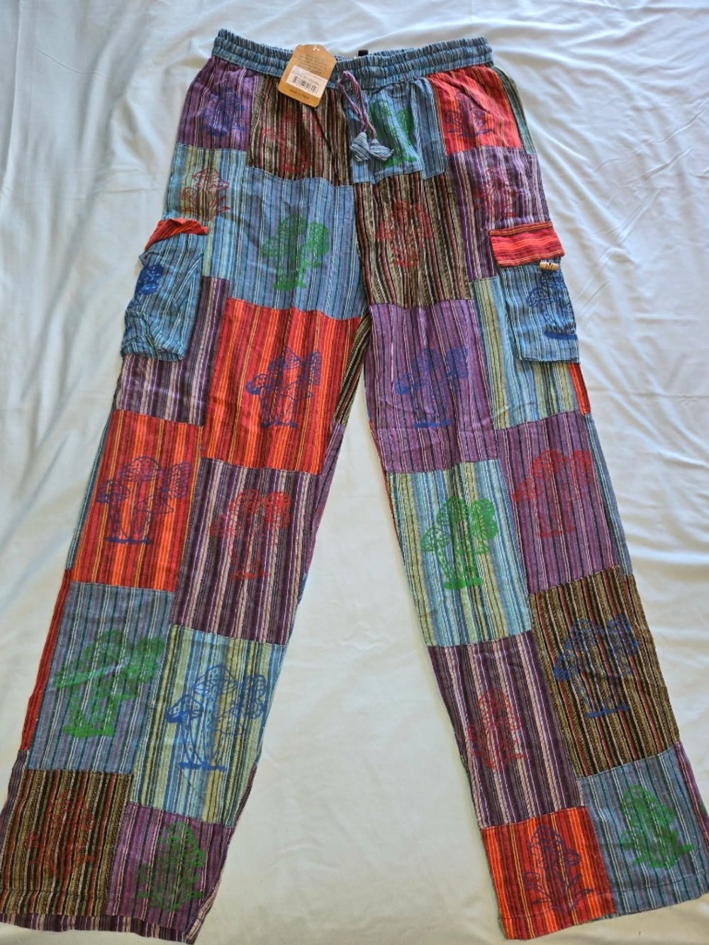 Stonewashed Dharke Patch Men’s Trousers in Size Medium from The Collection Royal